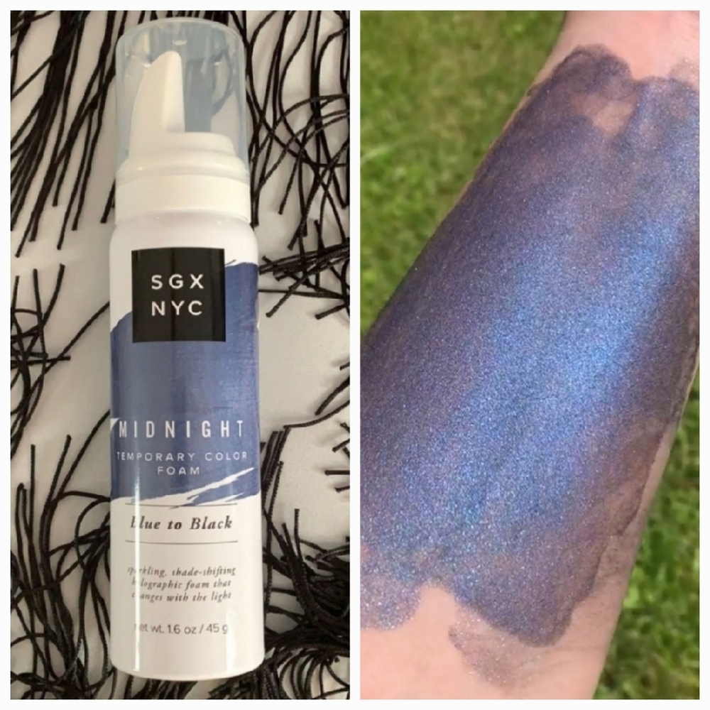 Temp Dye SGX NYC Midnight Foam Blue Rinse out formula